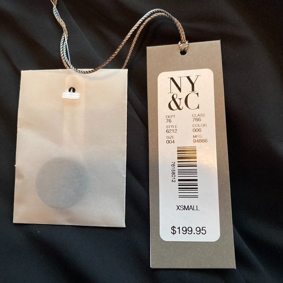 New York & Company Eva Mendes Tweed Multicolor Single Breasted Coat sz XS NWT - Picture 8 of 11